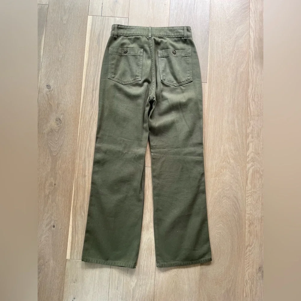 Reformation Jeans marine Jean, army green wash - size 28 - Picture 7 of 8